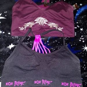 Great Condition 2 Betsey Johnson Sexy Active Wear Tops.